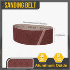 4 x 24 Inch Sanding Belt, 20 Pcs 40 Grit Knife Sharpener Belts Work Sharpening for Belt Sander Knife Carving Tool Metal Working