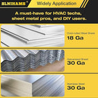 Sheet Metal Bender, 12 Inch Folding Tool for HVAC, Ductwork, Precision Folding Tool for 3/8" & 1" Folds, Heavy-Duty Sheet Metal Tools for Pros