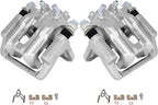 SCITOO Rear Left+Right Brake Calipers With Bracket 19B2911 19B2910 Compatible For Honda CR-V 2005-2006