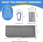 3 Pack Cooling Hoodie Towels for Neck and Face, UPF 50 Sun Protection & Instant Cooling, Ice Towels for Hot Weather, Soft Breathable Towel for Sport, Work Out, Gym, Camping & More Activities