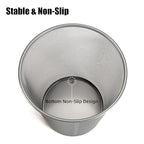 20PCS Mesh Trash Cans,6 Gal Mesh Office Trash Can, Silver Open Metal Wire Wastebaskets, Waste Basket Trash Can for Near Desk, Garbage Can,Recycling Garbage Container Bin for Office&Home