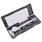 Clockwise Tools DDLR-0605 Pro Dial Caliper 0-6 Inch Double Shock Proof Stainless Steel Body SAE Measuring Tool