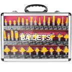 Router Bits Set 1/2 Inch Shank - BAIDETS 35PCS Router Bit for Professional and Beginners Carpenter Woodworking Projects