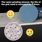 40 PCS Mesh Disc 6 inch Sanding Discs 240 grit Ceramic Abrasive Sandpaper Hook and Loop Orbital Sander Pads for Coating Removal,Body Repair, Auto Sanding