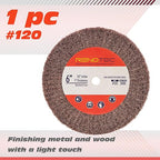 6 Inch Flap Wheel, Non-Woven Polishing Wheel (Grit120)