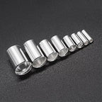 20Pcs Wire Ferrules Kit AWG 2/0 Tinned Copper Crimp Connector Non Insulated Electrical Cable Pin Cord End Terminal Assortment Kit for Electric Connectors (EN70-20