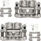 Torchbeam Front Brake Calipers Set for Jeep 2006-2010 Grand Cherokee 3.7L, Jeep 2006-2010 Commander, Jeep 2005 Grand Cherokee, Front Left and Front Right Calipers Replace # 18B4990+18B4991