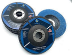 SIGNI Premium Zirconia Flap Discs for Grinding Metal Steel 10-Pack (4.5 inch T27 60#)