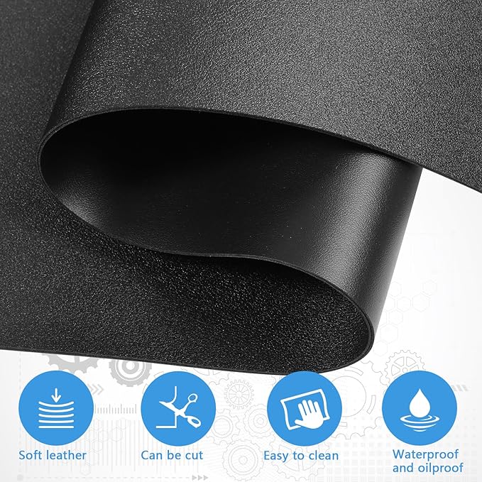 Work Bench Mat Top 47.2" x18" DIY Worktable Mat PU Leather Workbench Pad Topper Workshop Mat Workbench Cover for Protects Work Bench Tabletop Countertop Pistol Gunsmith Gun Cleaning Mat