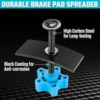 DURATECH Brake Caliper Compression Tool, Brake Pad Spreader for Compress Inner Brake Pads & Reset Pistons, Disc Brake Pad Spreader Tool for Most Cars and Light Trucks