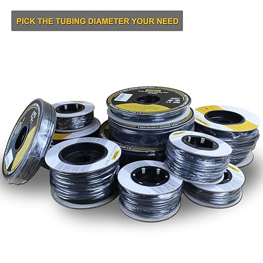 TKDMR 65 Ft 5/8" Heat Shrink Tubing - 3:1 Ratio Marine Grade Heat Shrink,Wire Cable Adhesive Lined Tube Insulation Seal Against Moisture Corrosion and Air Leakage.Black