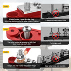Joinfworld Bus Bar 250A 12V Power Distribution Block with 3 x 3/8"(M10) Studs Marine Bus Bar Terminal Block 12 Volt DC Battery Busbar with Cover - Negative&Positive
