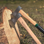 Rheinland Throwing Hatchet - World Axe Throwing League Compliant (1.95lbs, 15.75" Hickory Handle) - German-Made Throwing Axe with Sheath (Natural)