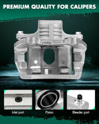 SCITOO Rear Left Brake Caliper With Bracket 18B4804 Compatible For Buick 2004-2007 For Chevrolet 2002-2009 For GMC 2002-2009 For Isuzu 2003-2008