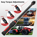 Torque Wrench 1/2-Inch Drive, 30-250 ft.lb/40.7-339 Nm, 21.65“, 72 Tooth, TRP+ABS Plastic Handle, Heavy Duty Wrench for Automotive, Truck, and Industrial Machinery Repairs