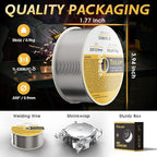 TOOLIOM Gasless Flux-Cored MIG Welding Wire, Stainless Steel Solder E308LFC-O, .035" Diameter, 2 lb Spool