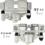 SCITOO 19B1380 19B1379 Front Left & Right Disc Brake Calipers Assembly w/Bracket For Honda For Civic 1990-2000,For Honda For Civic del Sol 1993-1997,For Honda For CRX 1990-1991