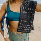 Nomadix Mini Towel - Perfect for Beach, Pool, Travel, Camping, Yoga - Made with Recycled Materials - Super Absorbent - Sand Resistant - Mud Cloth - 16x40