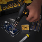 LEXIVON Butane Torch Multi-Function Kit | Premium Self-Igniting Soldering Station with Adjustable Flame | Pro Grade 125-Watt Equivalent (LX-771)