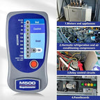 M500 Megohmmeter for Insulation Testing，Compatible with Supco M500 Electronic Megohmmeter，Will accurately Measure Insulation Values up to 1000 Megohms at 500 Volts