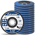 14 Pack of Flap Discs 4 1/2 for Angle Grinder Grit 120 Type 29 Zirconia Grinding Wheel for Wood Metal Sanding
