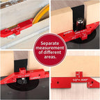 Router Table Setup Bars, 7pcs Aluminum Precision Setup Blocks Height Gauge Set for Router Table Saw Accessories and Angle Woodworking Set Up(Each Block has Different Thickness)
