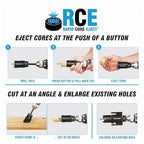Spyder Tungsten Carbide Tipped Rapid Core Eject Maintenance Hole Saw Kit, 18-Piece