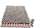 Merryland Drum Sander Sanding Band for Dremel 184pcs, 80# 1/4" Sanding Sleeve 180pcs and Mandrel 4pcs Rotary Tool, Electric Power Tool Accessory DIY, RMTA184C2