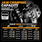 SOMELINE Crimp Tool Connector Kit, JST-PH 2.0mm/JST-XH 2.5mm/Du Pont 2.54mm Connector Set, 30 Types of Connectors, 32-20 AWG Ratcheting Crimper for Du pont,JST Series,KF2510,Molex,TE Series