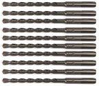 10PCS, 5/16" x 6", SDS Plus, Hammer Drill Bits, Rotary Hammer Drill Bits