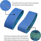 3 x 18 Zirconia Sanding Belts,36 Grit 3x18 Inch Sanding Belt, 3x18 Belt Sander Sanding Belts for Metal Polishing, Woodworking,6 Pack(3x18in,36 Grit)
