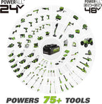 Greenworks 24V Brushless 7-1/4-inch Circular Saw, Battery and Charger Sold Separately