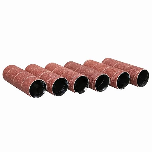 Dark Stone Sanding Sleeves for Spindle Sander 4-1/2" Length (400 Grit, 1-1/2")