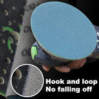 40 PCS Mesh Disc 6 inch Sanding Discs 240 grit Ceramic Abrasive Sandpaper Hook and Loop Orbital Sander Pads for Coating Removal,Body Repair, Auto Sanding