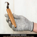 BeaverCraft Spoon Carving Hook Knife SK1 - Spoon Carving Tools Right-Handed - Crooked Whittling Knife for Spoons Kuksa Bowls and Cups, Whittling Tools for Beginners and Professional Carvers