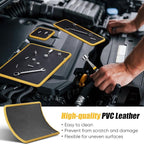 SHALL 3-Piece Magnetic Tool Parts Mat and Telescoping Magnetic Pickup Tool, Flexible Magnetic Tool Holder Pad W/ 83 Built-In-Magnets & 25LBS Pull Force Extendable Magnet for Mechanic Wrench Screw Bolt