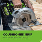 Greenworks 24V 7-1/4'' Circular Saw Brushless Cordless, with 4Ah Battery and 2A Charger