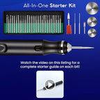 ELK Customizer Engraving Pen for All Materials - Rechargeable, Wireless & Beginner Friendly - Engrave 50+ Surfaces - Engraver Pen for DIYers & Artists - 30+ Bits & Tools Included