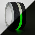 GGR Supplies T.R.U. NST-20 Non-Skid Tape 60 ft. Length Safety Way 60 Grit Anti Slip Traction Tape 32 Mil No Slip (2 in. x 60 ft. (50mm Wide), Black with Glow Insert)