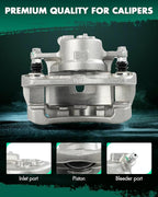 SCITOO Front Left Brake Caliper With Bracket 19B3196 Compatible For Toyota For RAV4 2006-2018