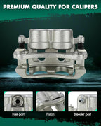 SCITOO Front Left Brake Caliper With Bracket 18B4759 Compatible For Ford 2001-2011 For Mazda 2003-2009 For Mercury 2002-2005