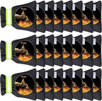 24 Pack Outdoor Faucet Covers for Winter - 6.7"W x 8.3"H Outside Hose Bib Spigot Covers Protector Socks for Winter Freeze Protection Insulation Reusable Waterproof Insulated backflow Cover,Black