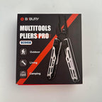 BIBURY Multitool Pliers Pro BI2045, Stainless Steel 31-in-1 Multi Tool Pliers with Replaceable Wire Cutters and Saw,Foldable Multitools with Scissors and Screwdriver, Ideal for Camping,Survival,Repair
