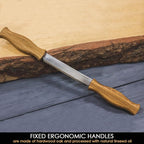 BeaverCraft Draw Knife DK1-4,3" Straight Shave Wood Carving Tools Woodworking Hand Tool Wood Carving Draw Knife (DK1)