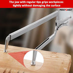 MAXPOWER 24-inch C Clamp Locking Pliers, Locking C Clamp with Regular Tips, MAX Jaw Capacity Up to 11"