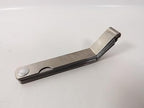 Offset Feeler Gauge Set - 16 Blades for Gap Width or Thickness, .005-.020 inch / .127-.508 mm, Inches & Millimeters Imprinted
