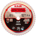 Metal Cutting Circular Saw Blade, Steel and Stainless Steel Cutting, The Cutting Head uses a Special Anti-Heat Sticking Coating with high Finish and Long Life, FMB 8-1/4 inch 52-Tooth 5/8" -TA