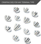 Wirefy Crimping Die for Insulated Flag Connectors - 12-10 AWG