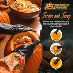 Pumpkin Scraper Glove – As Seen On Shark Tank - Mess Free and Fun Pumpkin Carving Kit – Carve and Clean Jack-O-Lantern Guts with Ease and Zero Mess on Your Hands! (Kids Kit)