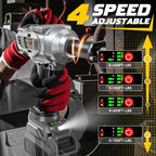 Cordless Impact Wrench 1/2 inch for Dewalt 20V Battery, 750Ft-lbs(1000N. m) Brushless High Torque Power Impact Wrench Gun Tool with LED Work Light and Belt Clip (Battery Not Included)